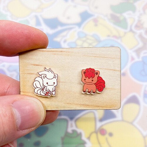 Vulpix &amp; Ninetails Stud Earrings