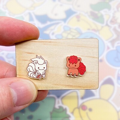 Vulpix &amp; Ninetails Stud Earrings