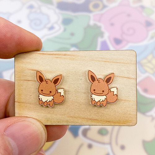 Eevee Stud Earrings