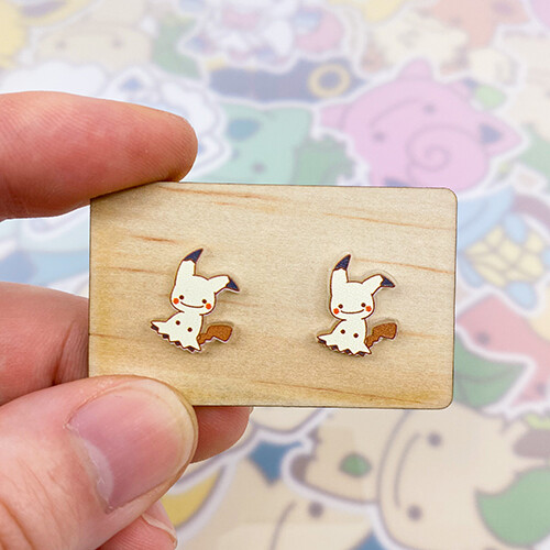 Mimikyu Stud Earrings