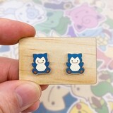 Snorlax Stud Earrings