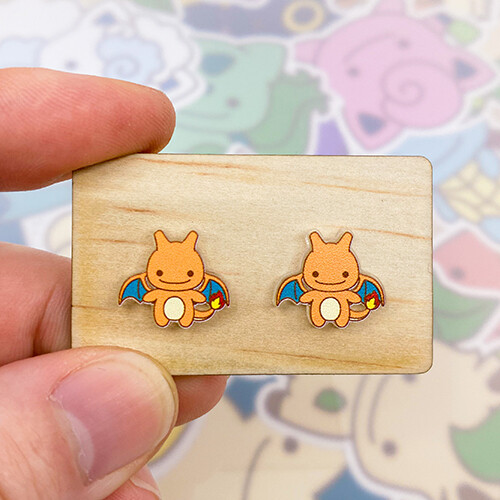 Charizard Stud Earrings