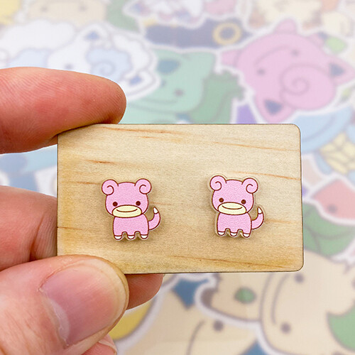Slopoke Stud Earrings