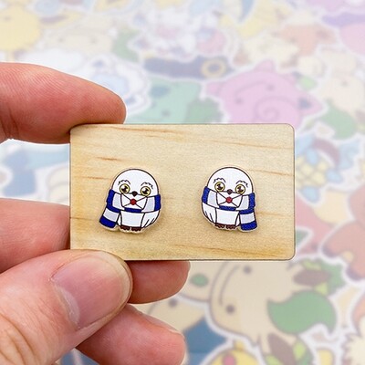 House Owl - Ravenclaw Stud Earrings