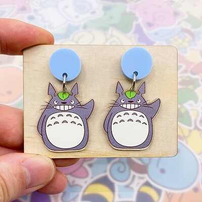 Totoro Dangle Earrings