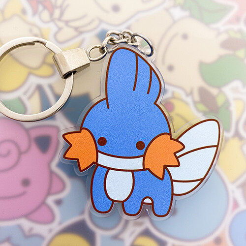 Mudkip Keyring