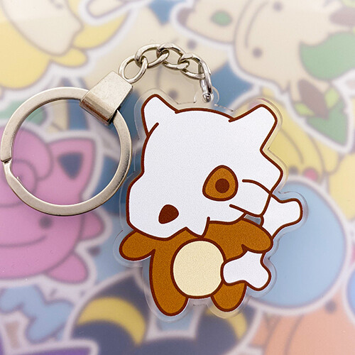Cubone Keyring
