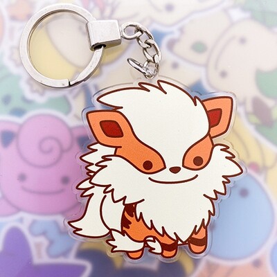 Arcanine Keyring