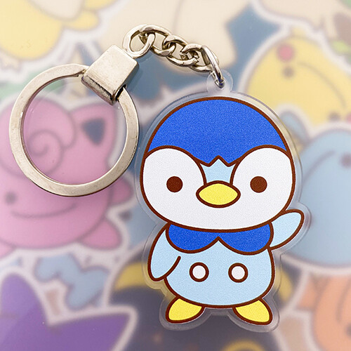 Piplup Keyring