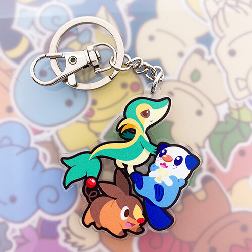 Gen 5 Starters Keyring