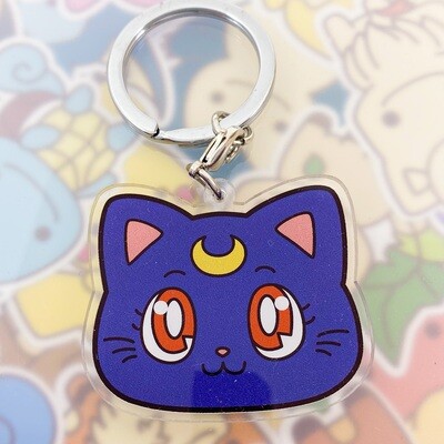 Luna and Artemis Keyring