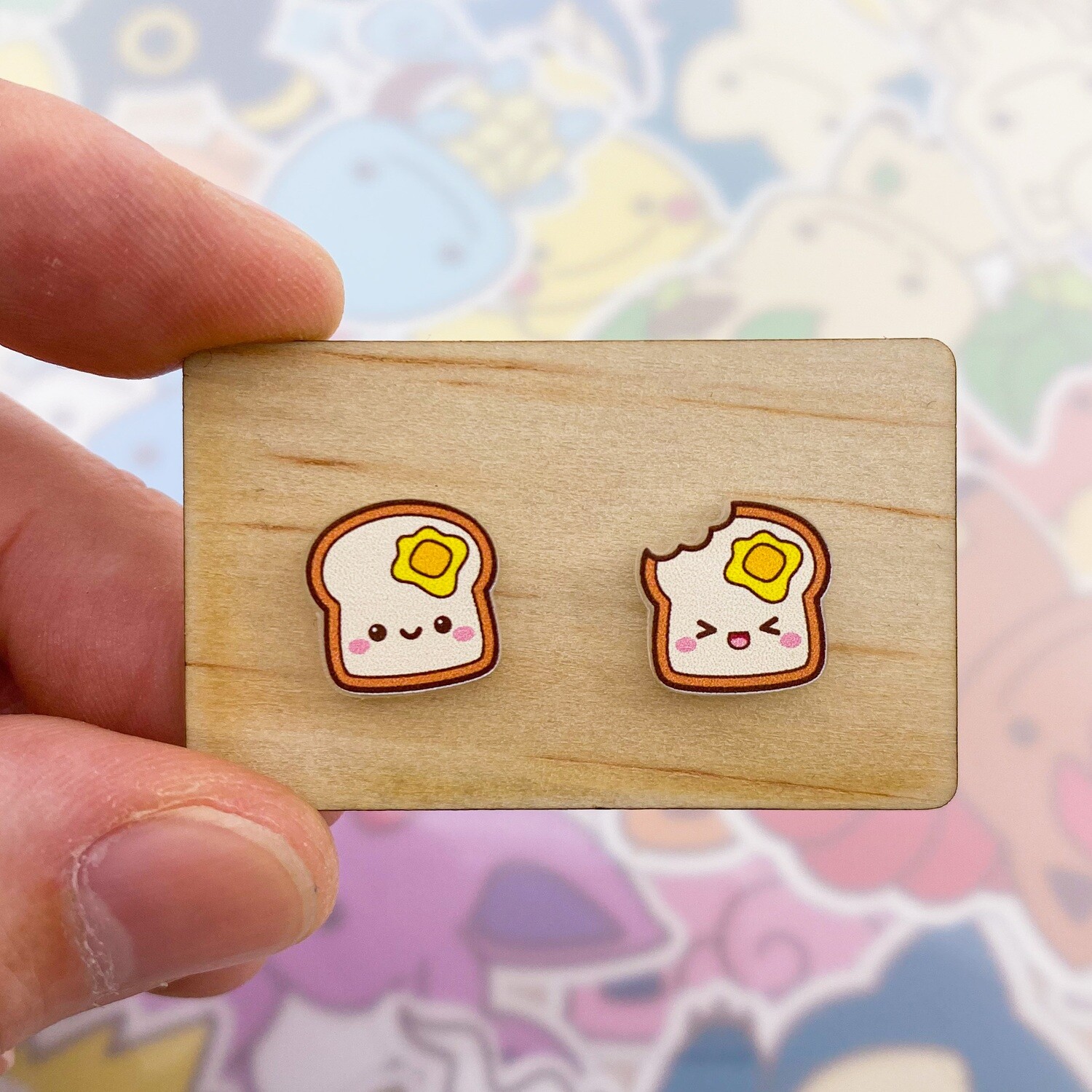 Toast Stud Earrings