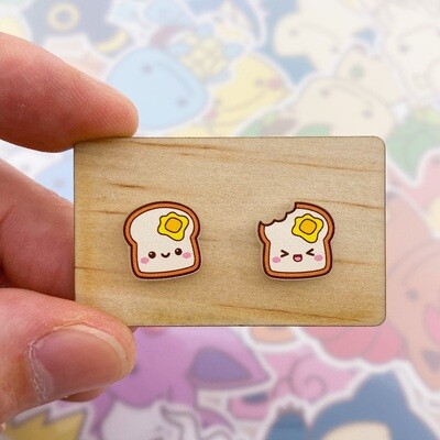 Toast Stud Earrings