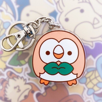 Rowlet Keyring