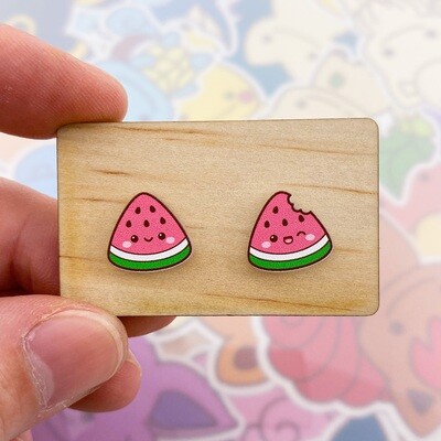 Watermelon Stud Earrings