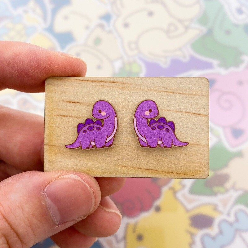 Brontosaurus Stud Earrings