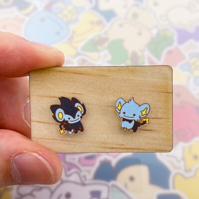 Shynx and Luxray Stud Earrings