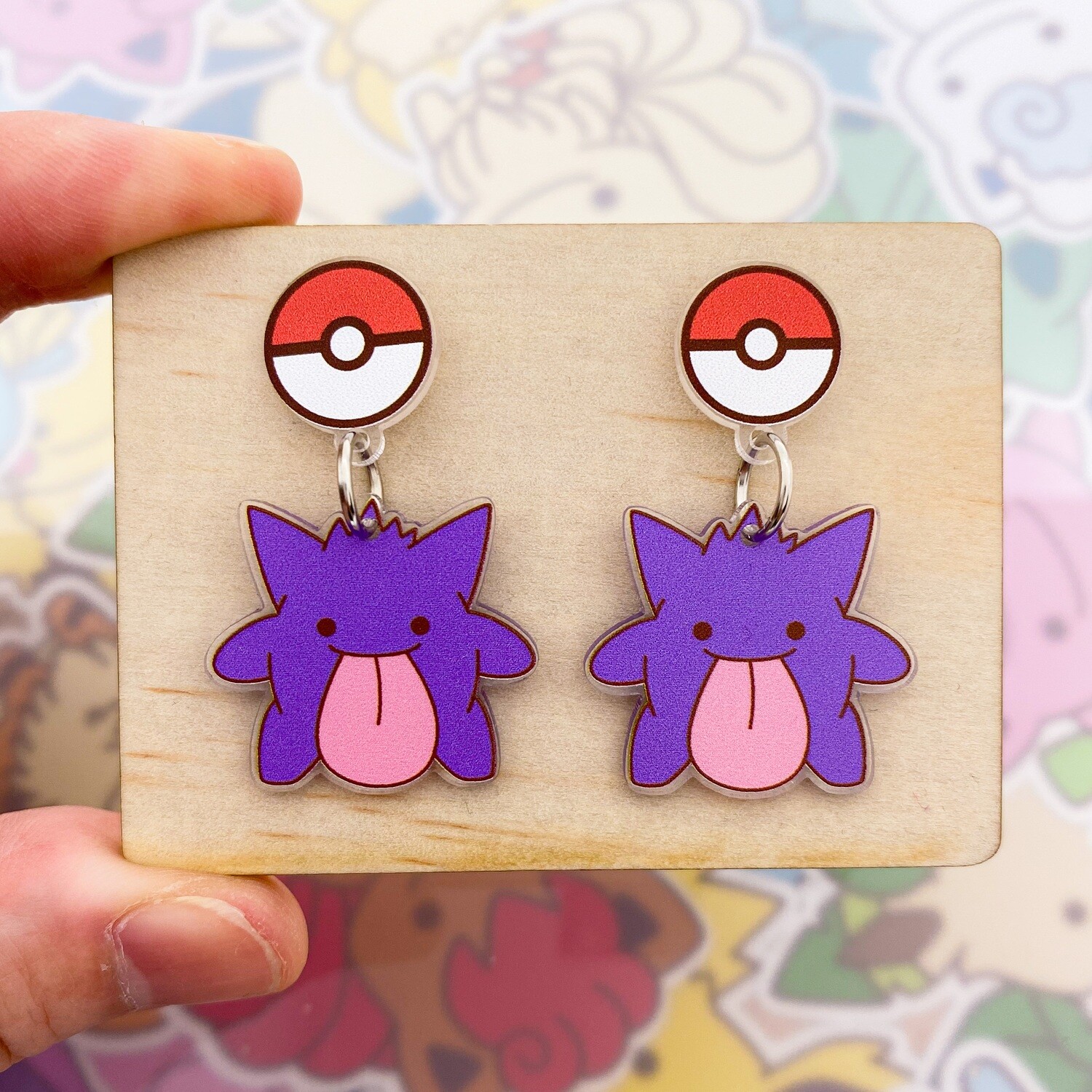 Gengar Dangle Earrings