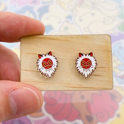 Princess Mononoke Stud Earrings
