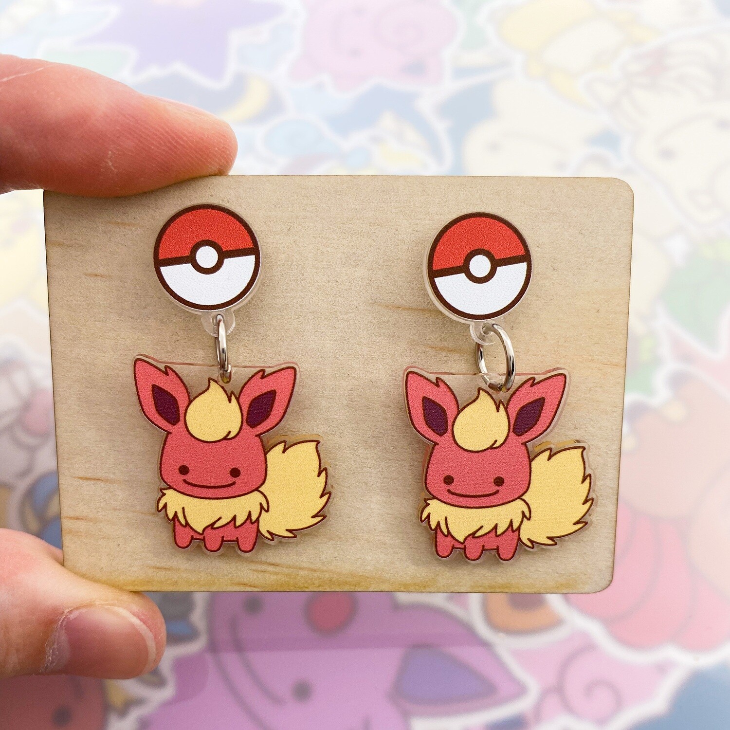 Flareon Dangle Earrings