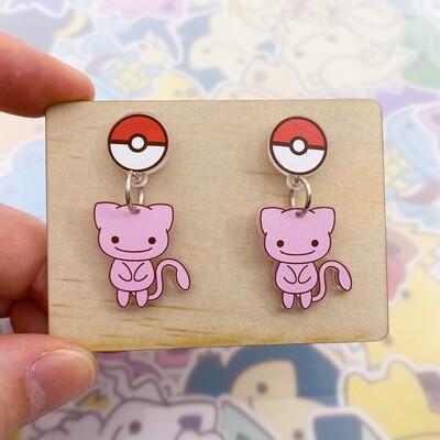 Mew Dangle Earrings