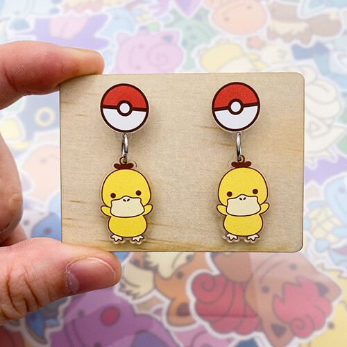 Psyduck Dangle Earrings