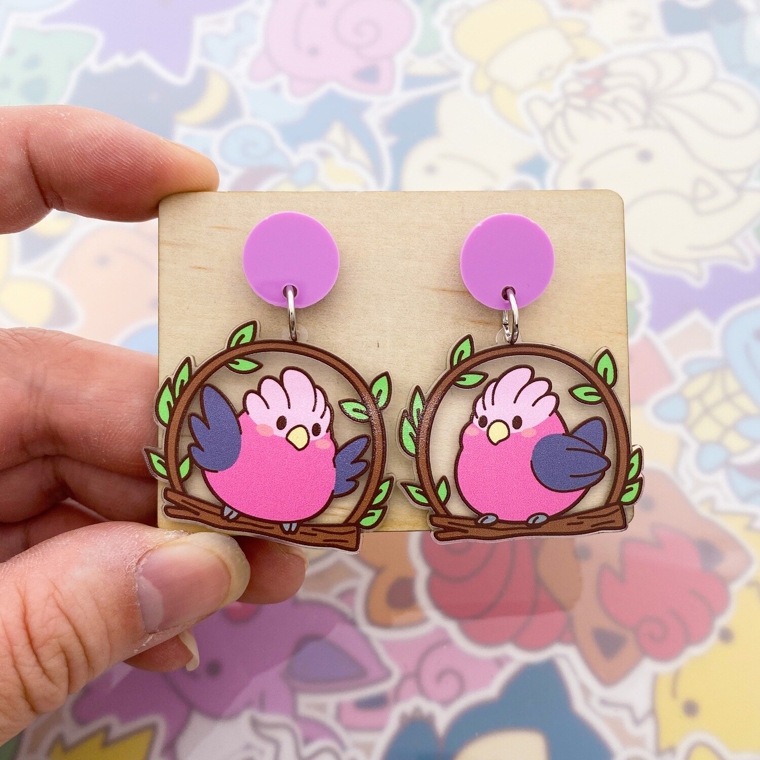 Galah Dangle Earrings
