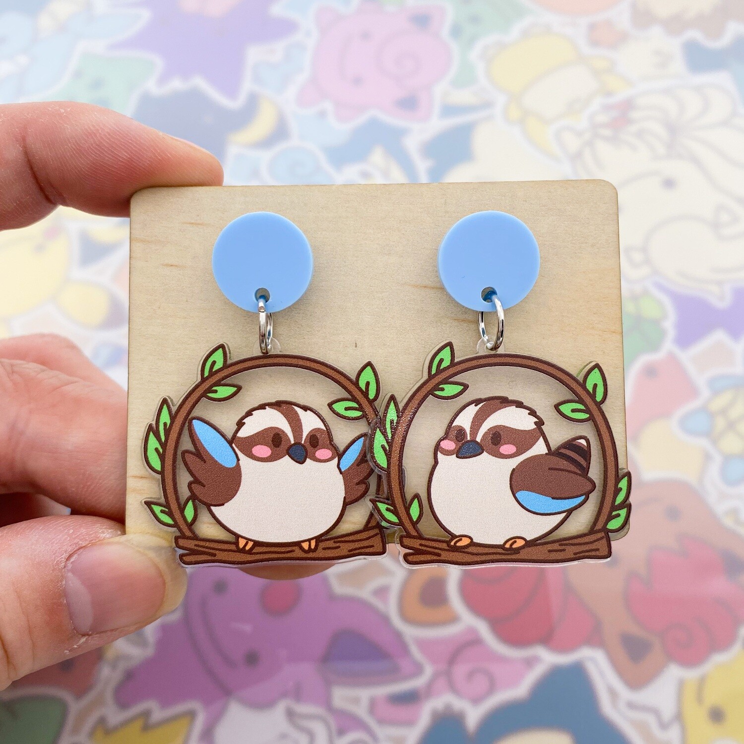 Kookaburra Dangle Earrings