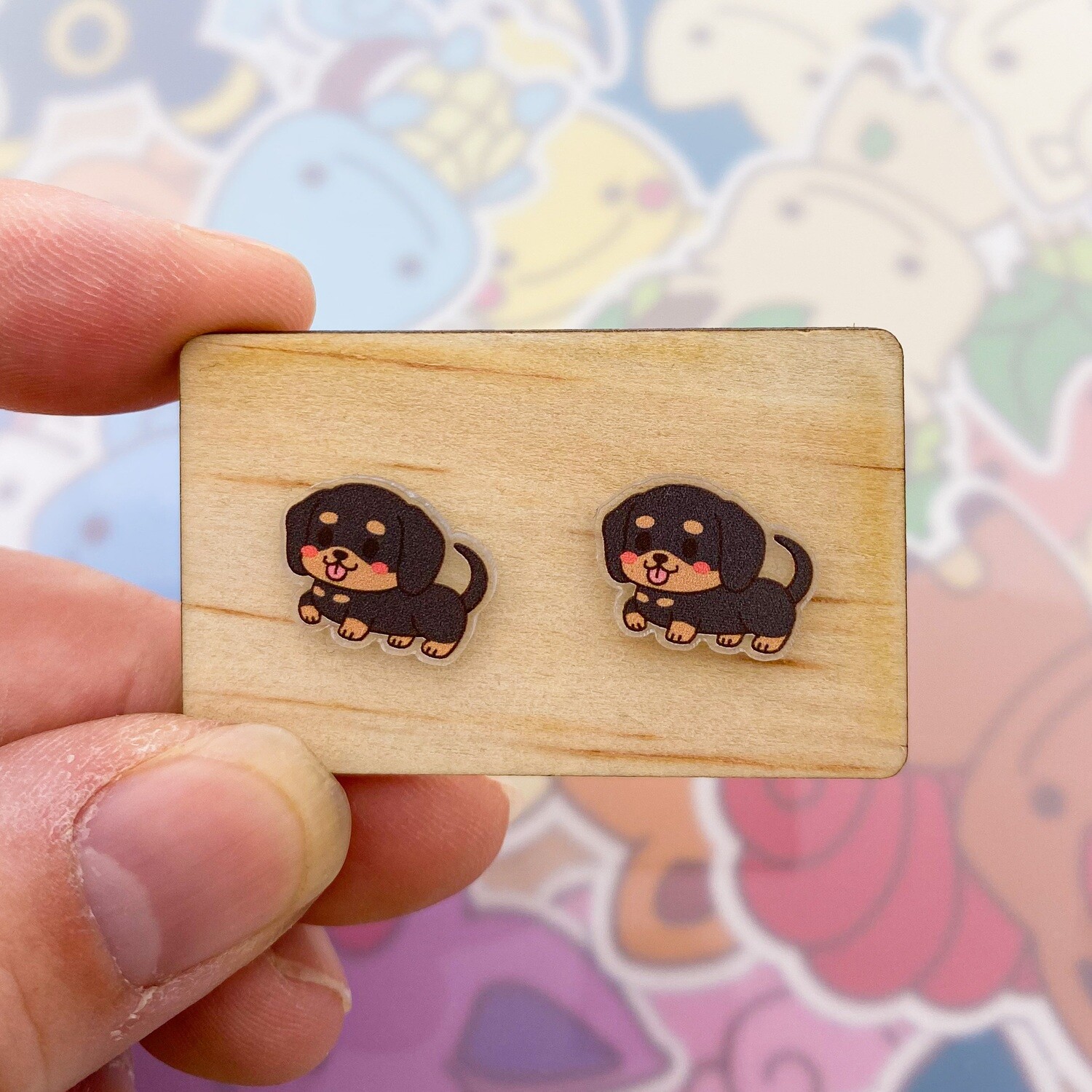Dachshund Stud Earrings