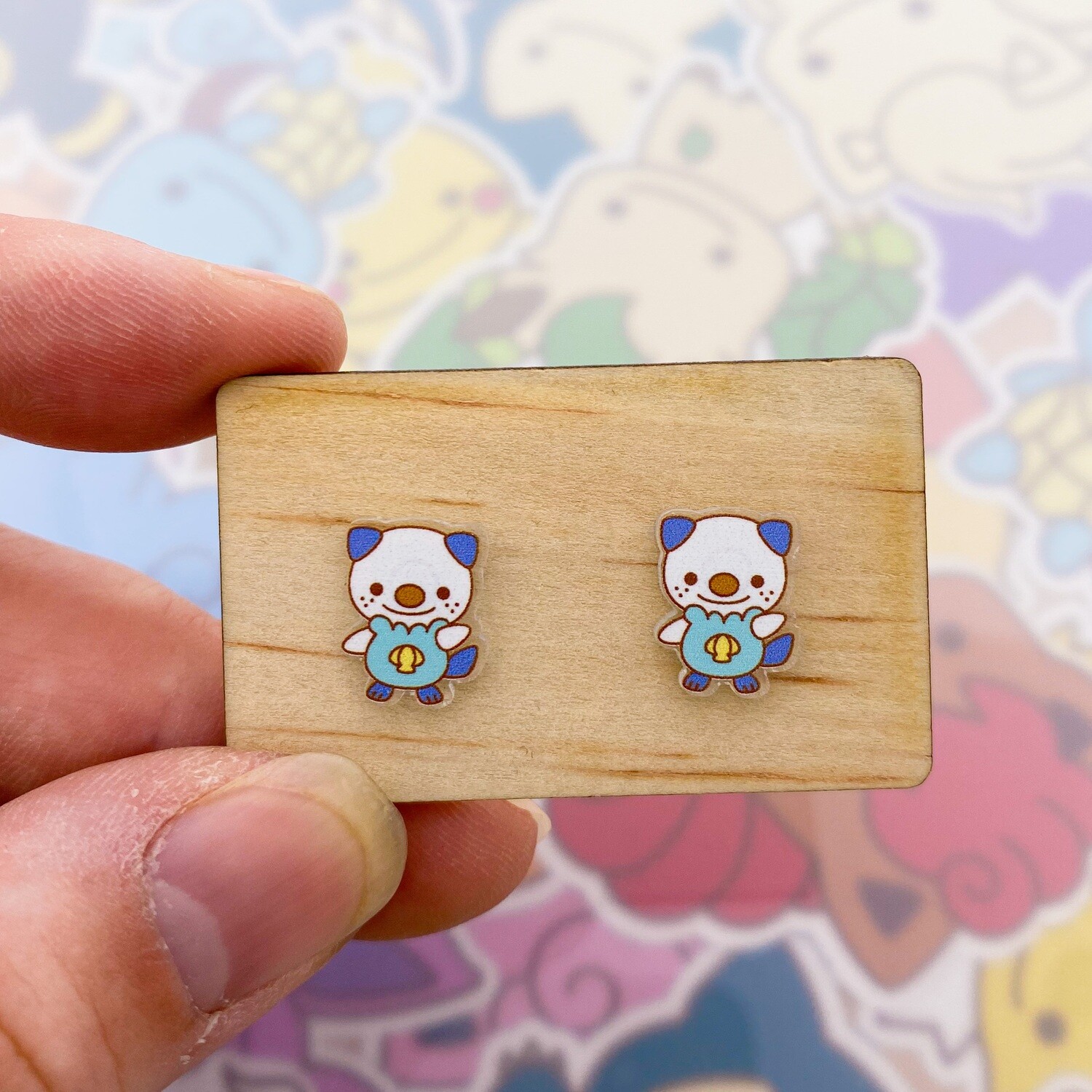 Oshawott Stud Earrings