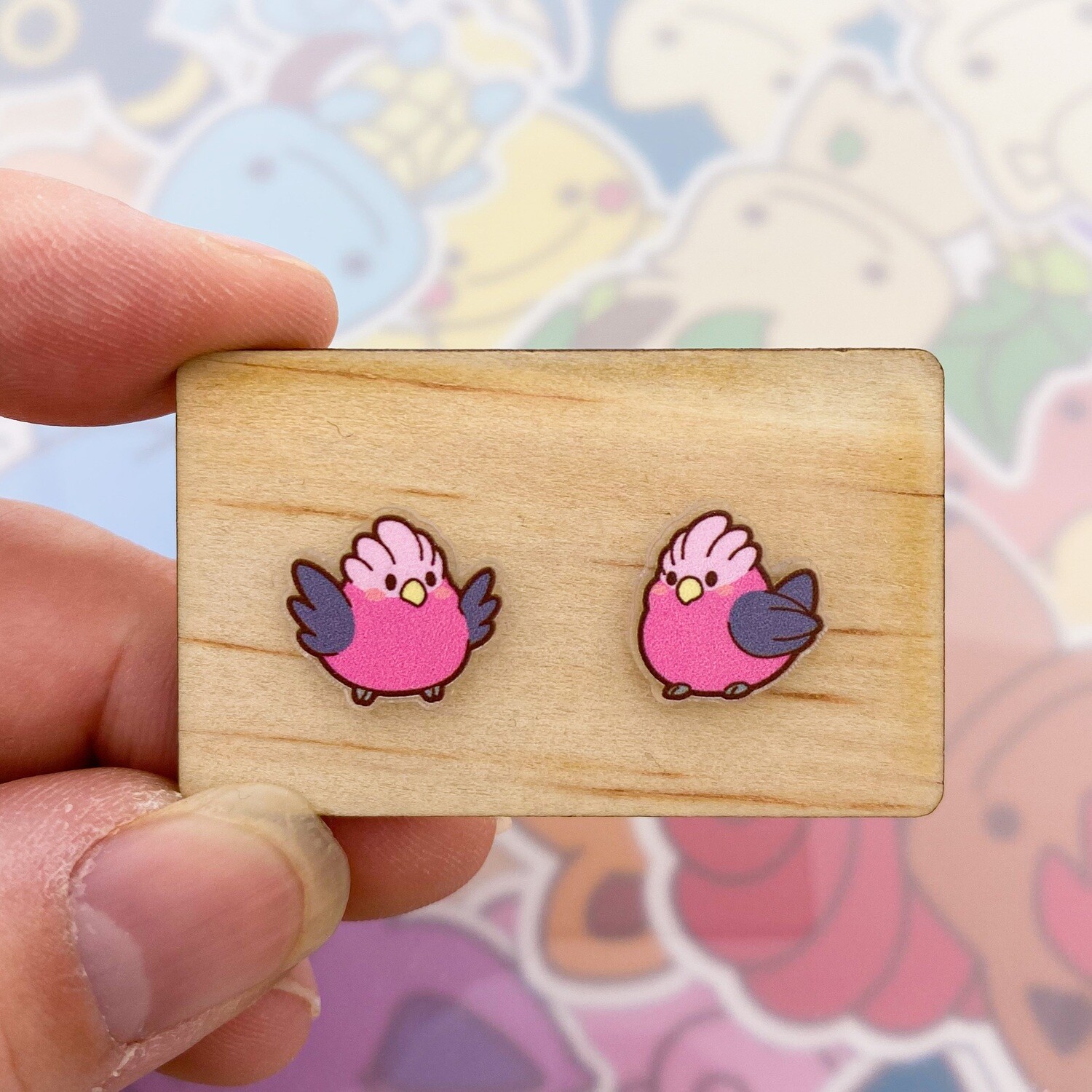 Galah Stud Earrings