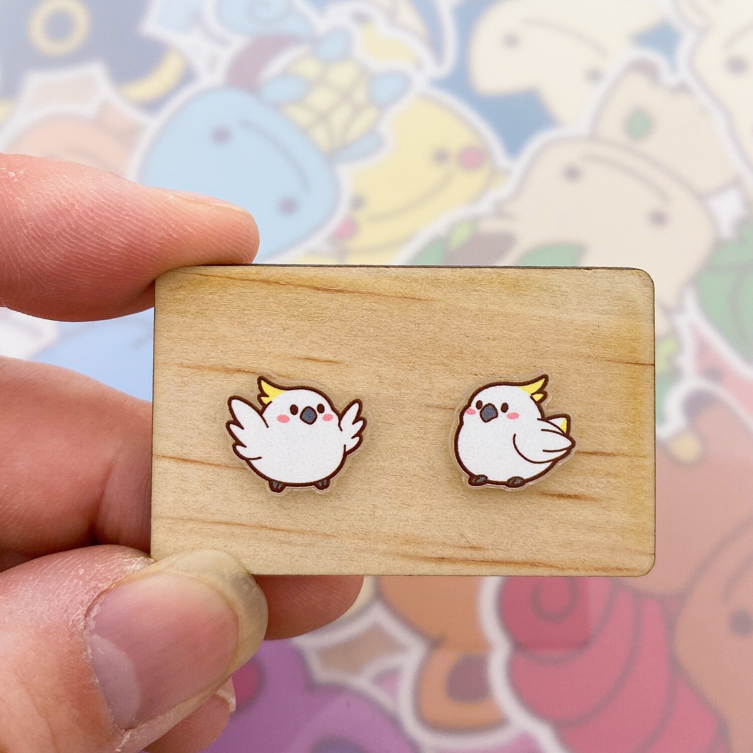 Cockatoo Stud Earrings