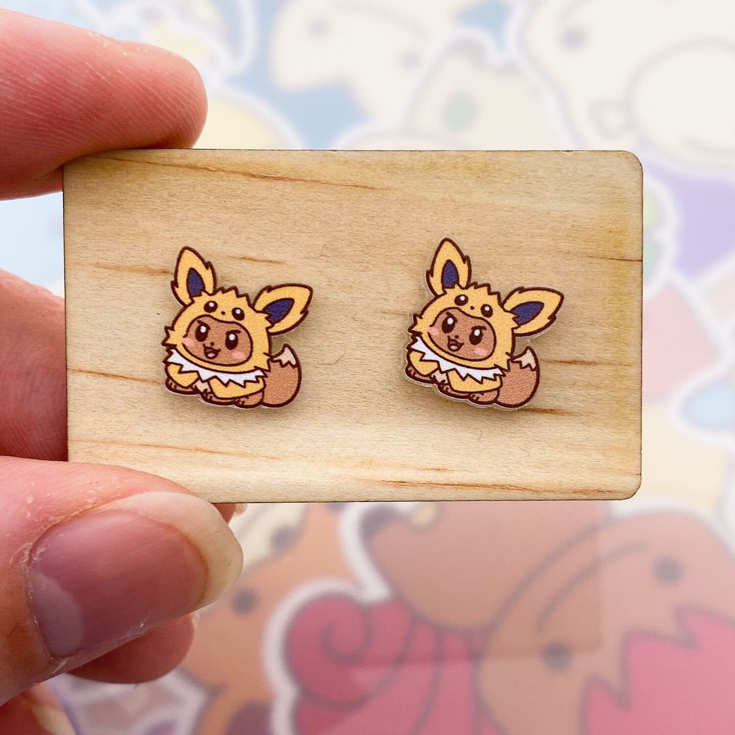 Jolteon Hoodie Stud Earrings