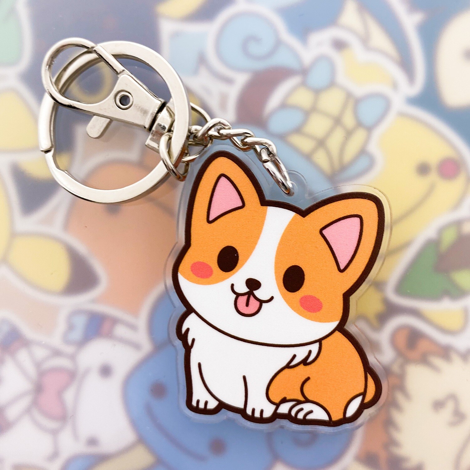 Corgi Keyring