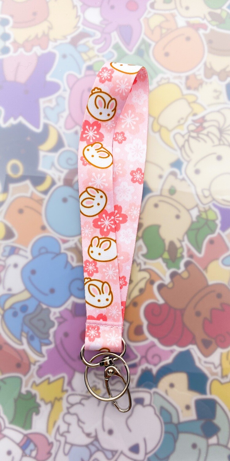 Sakura Bunny Wrist Lanyard