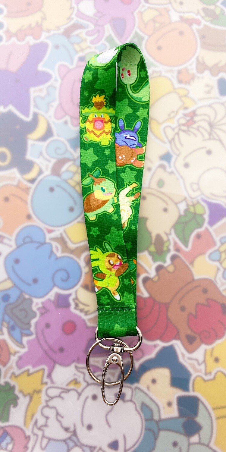 Grass Type Pokémon Wrist Lanyard