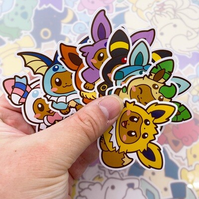 Eevee Hoodie Sticker Pack