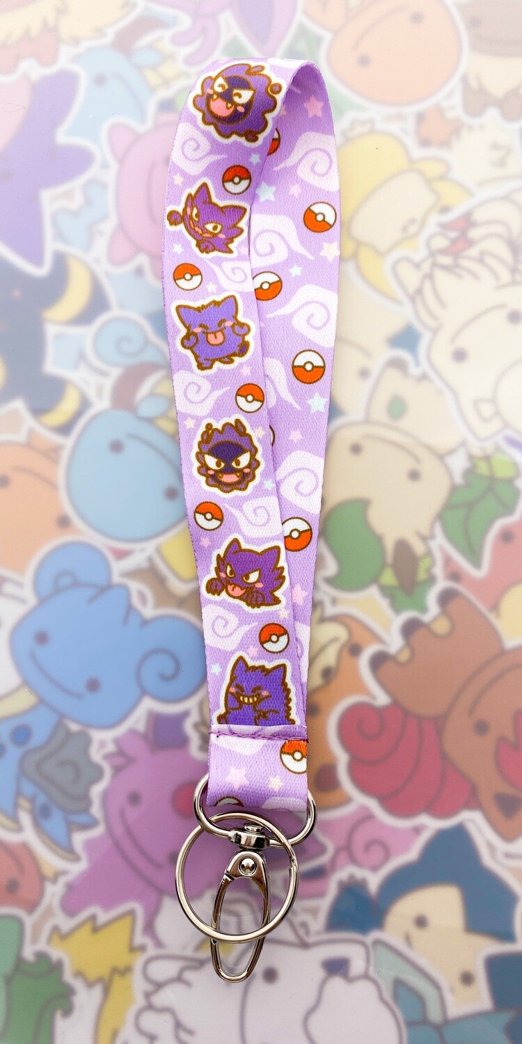 Ghastly, Haunter &amp; Gengar Wrist Lanyard