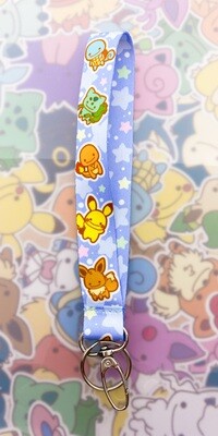 Starter Pokémon Wrist Lanyard
