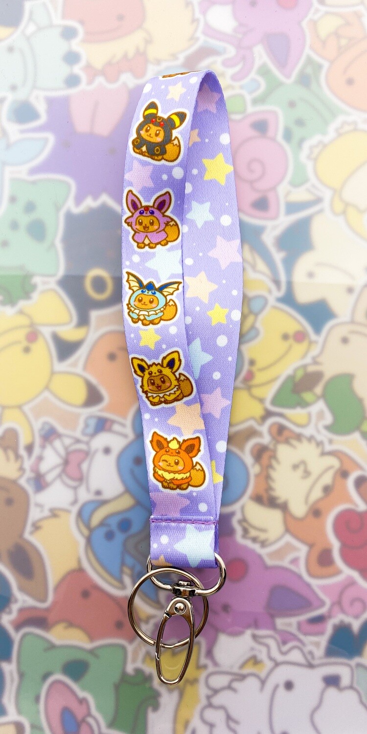 Eevee Hoodie Wrist Lanyard