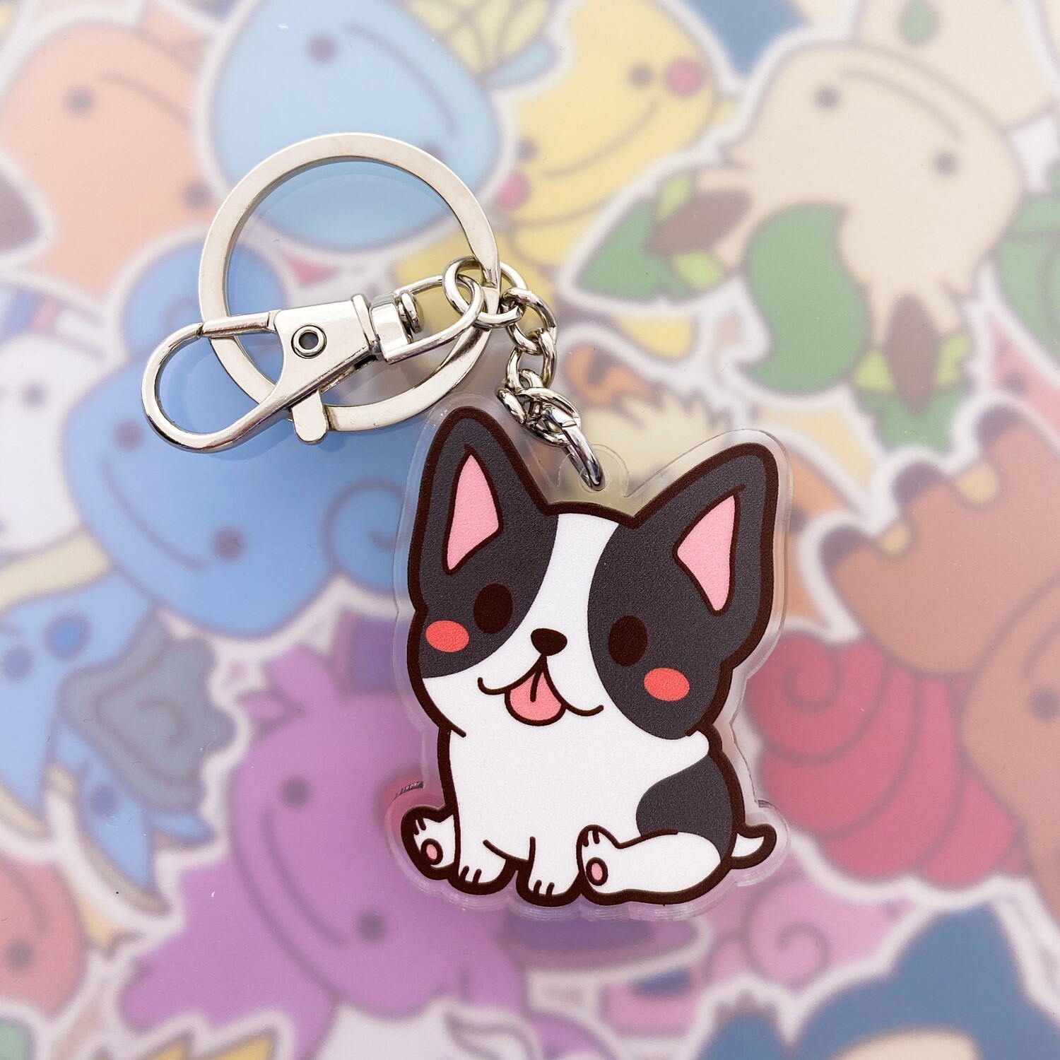 French Bulldog Keyring