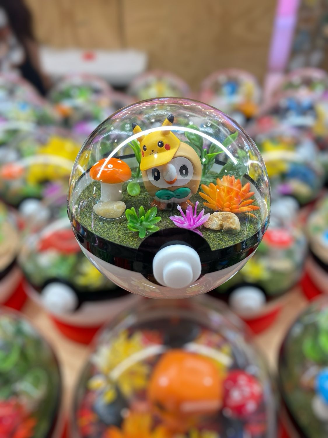 Rowlet With Hat Terrarium