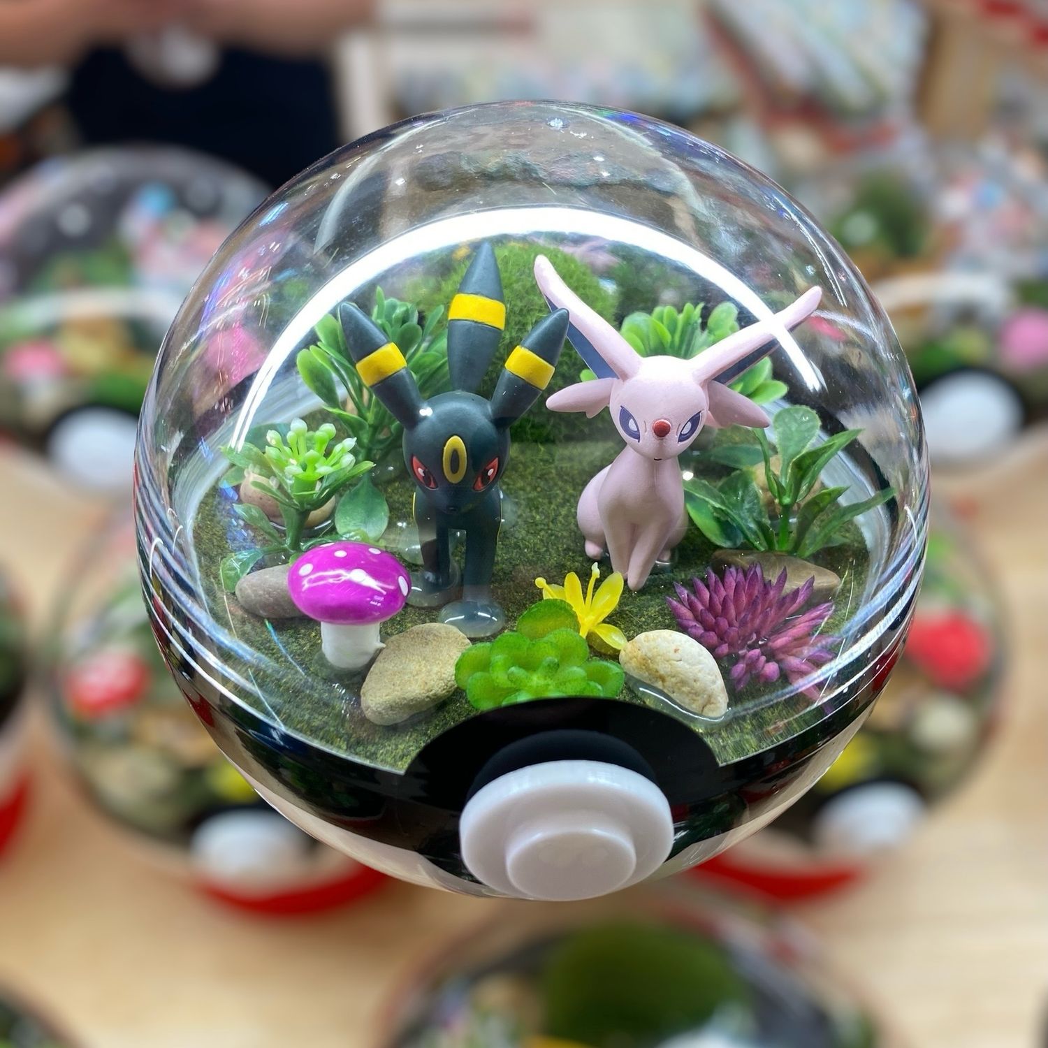 Espeon And Umbreon terrarium