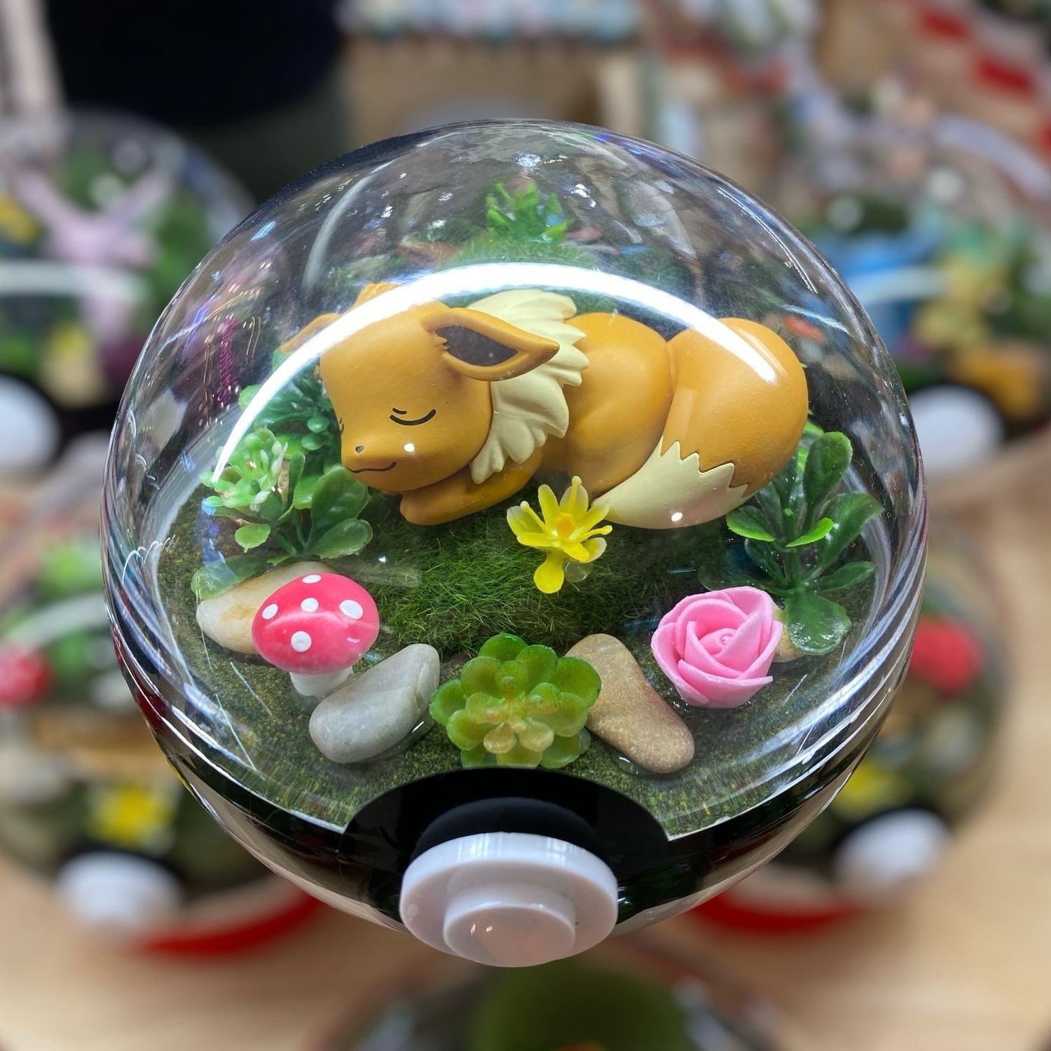 Sleeping Eevee Terrarium