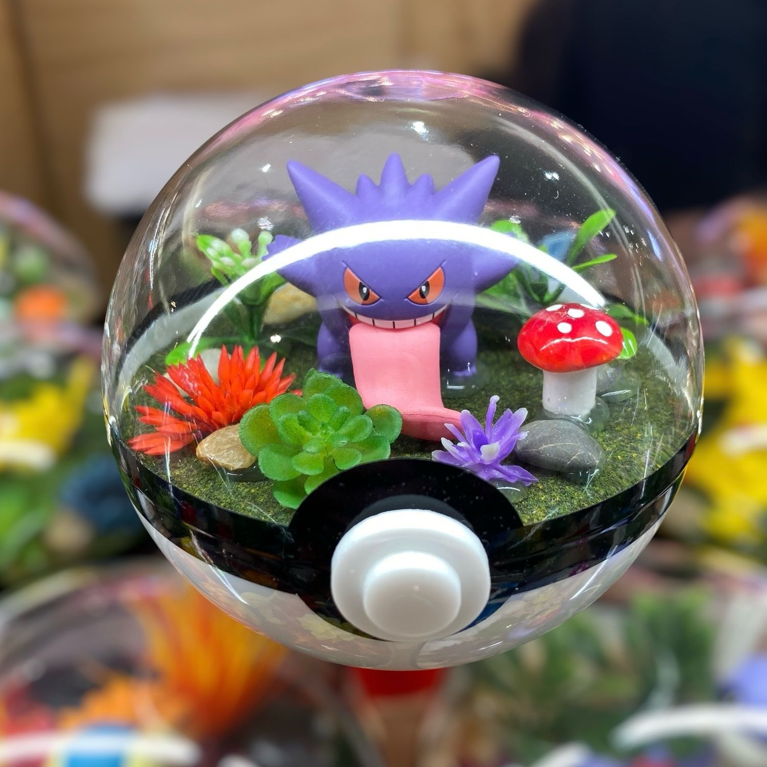 Gengar Tongue Out Terrarium