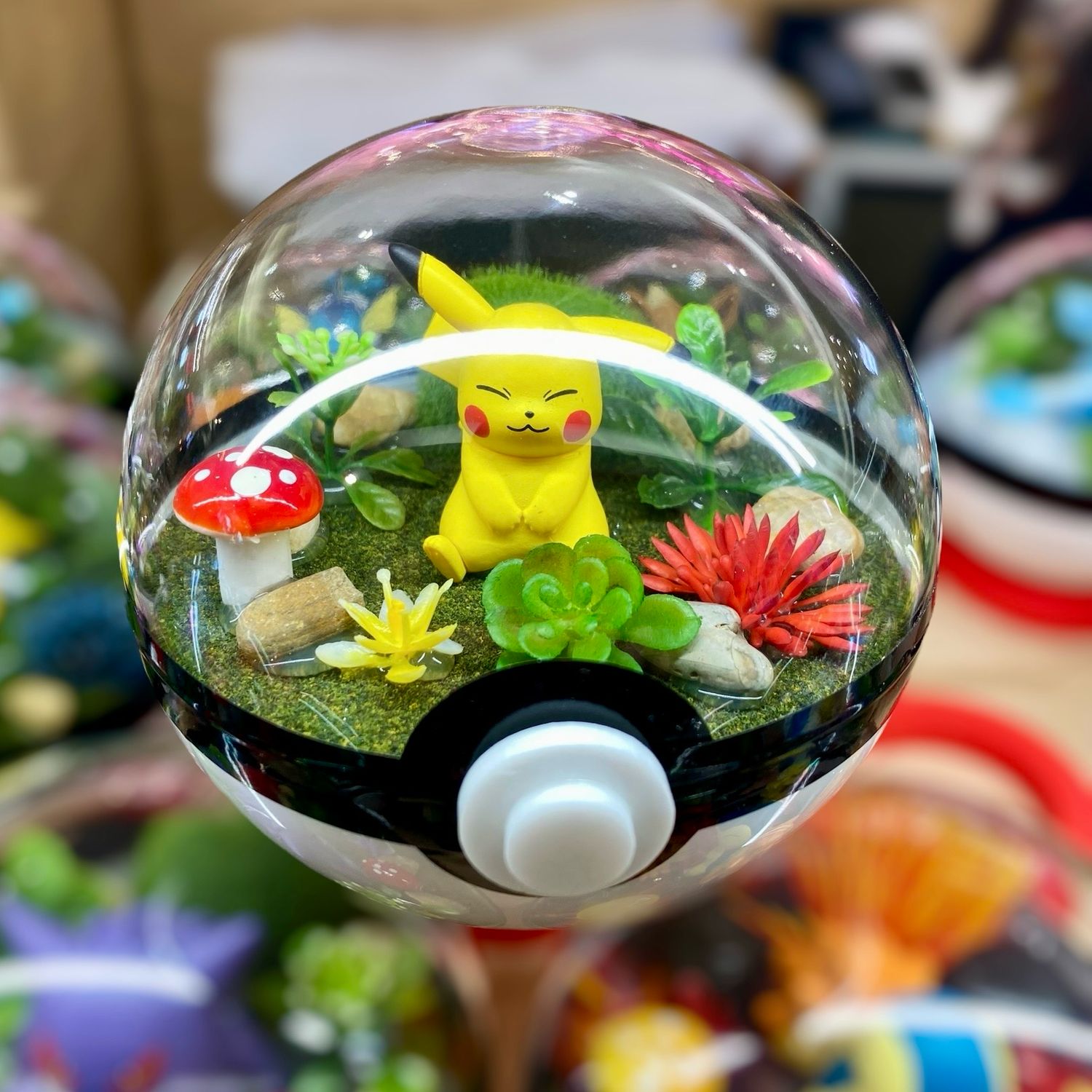 Pikachu Sitting Terrarium