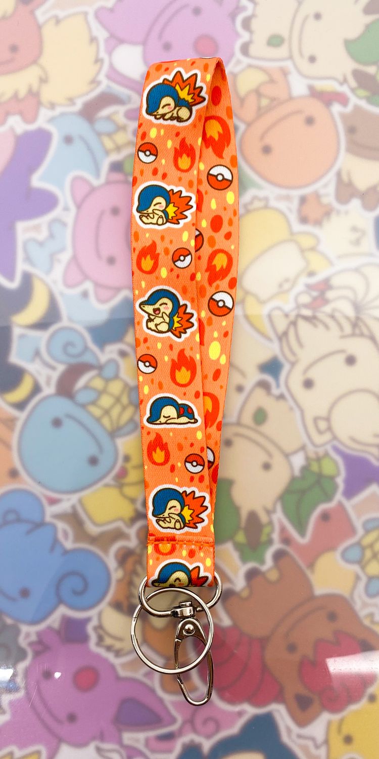 Cyndaquil Wrist Lanyard