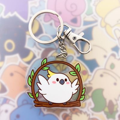 Cockatoo Keyring