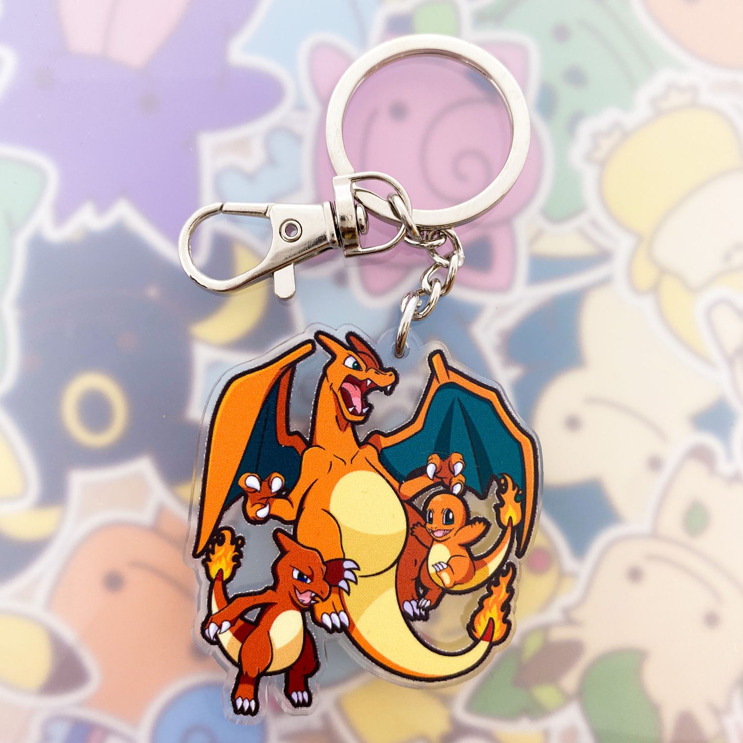 Charmander Evolution Keyring