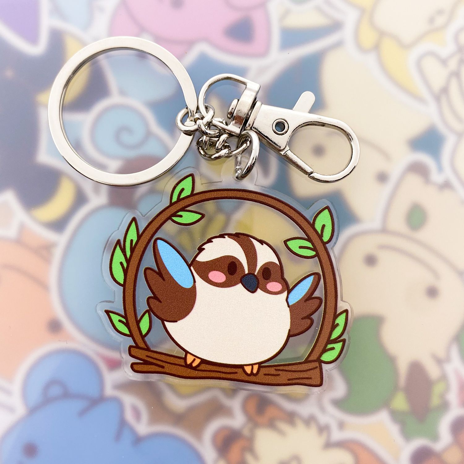 Kookaburra Keyring
